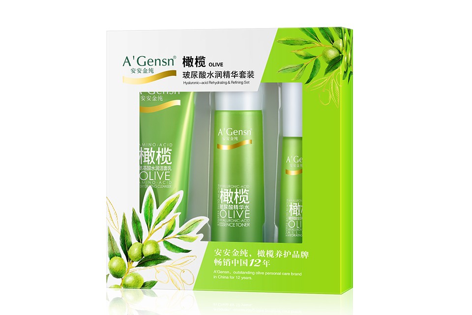 橄欖玻尿酸水潤(rùn)精華套裝